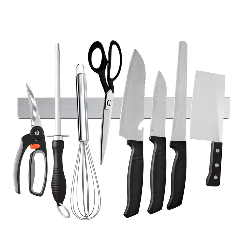 Commercial Kitchen Knife Holder - LMETJMA Professional Magnetic Knife Strip Stainless