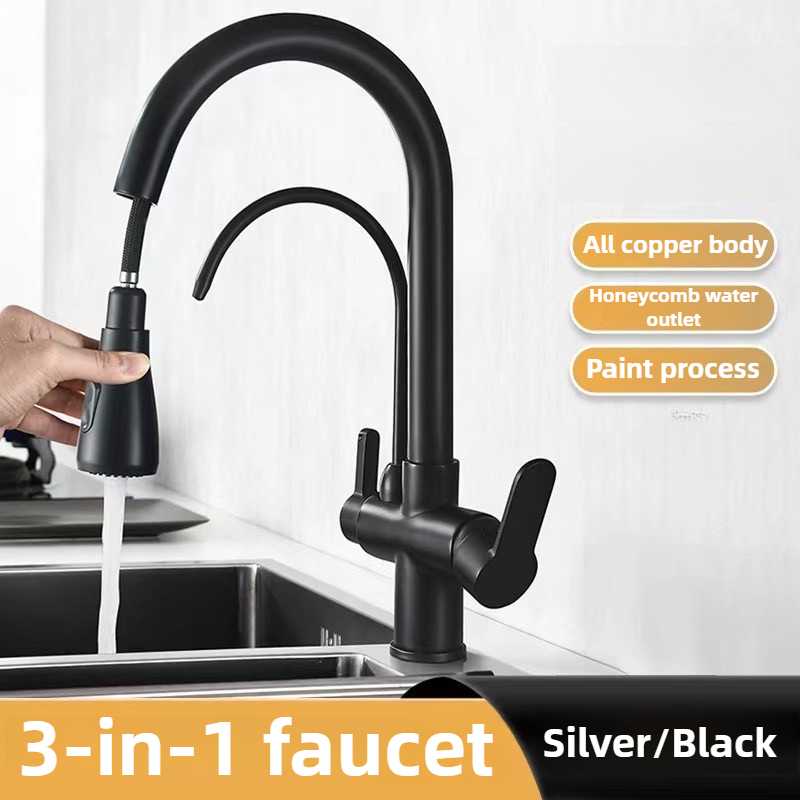 Commercial Kitchen Sprayer - Commercial Kitchen Faucet with Dual Function