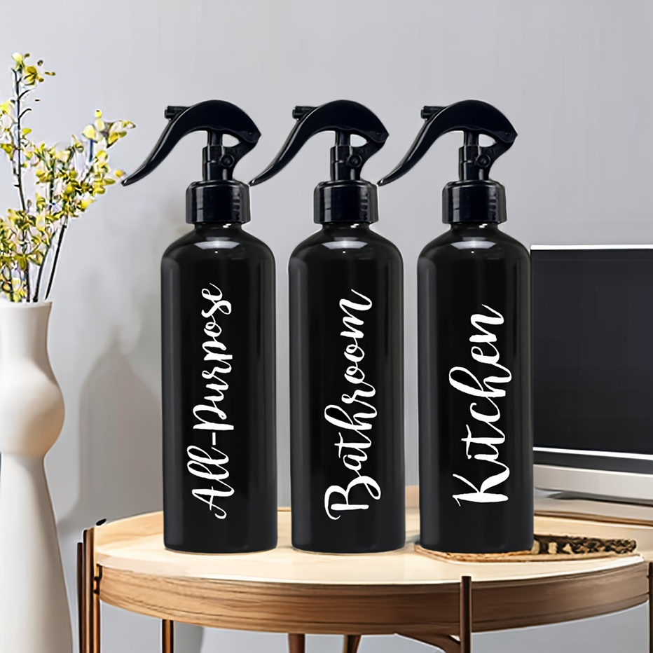 Commercial Kitchen Sprayer - 3pcs Portable Spray Bottle Refillable Plastic