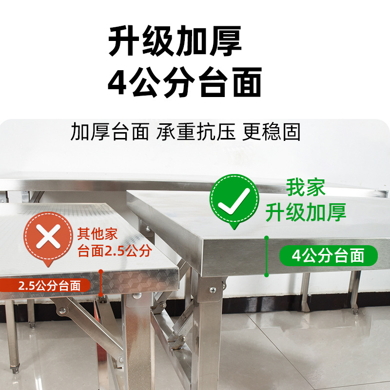 Stainless steel folding table  - Commercial Kitchen Rental review and price