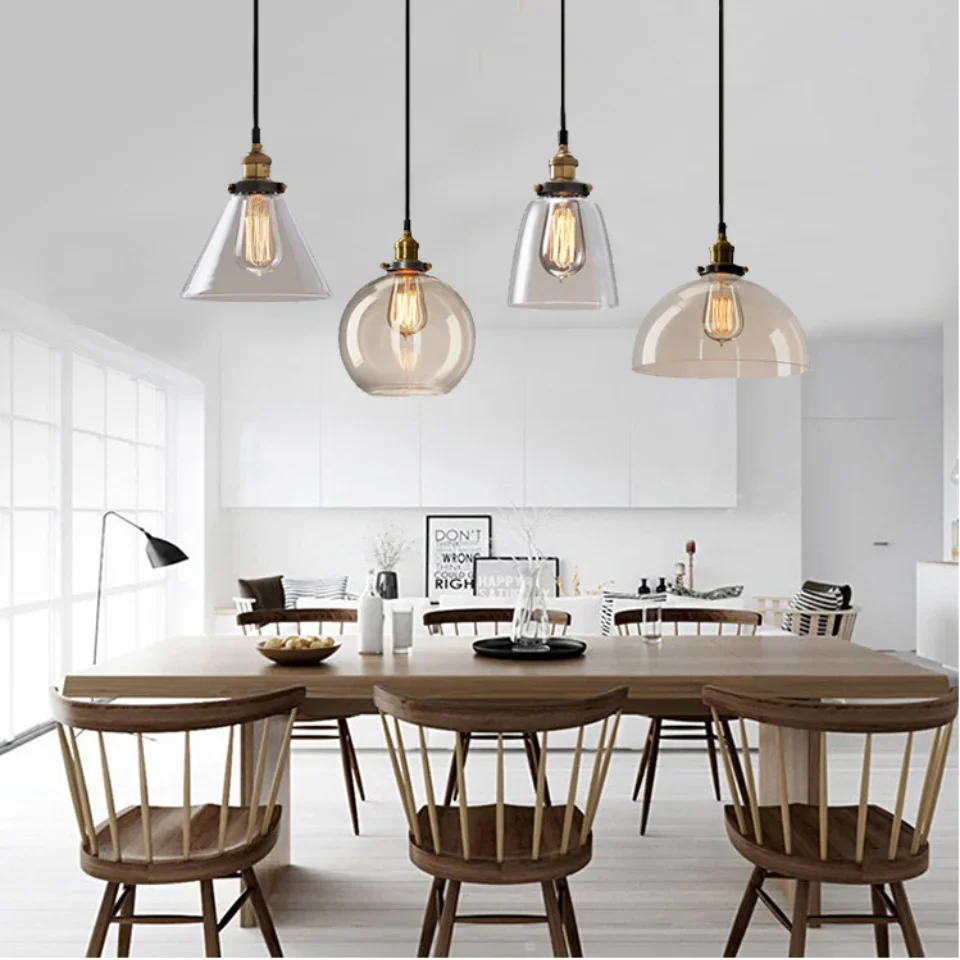 Nordic Retro Style Glass Penda - Commercial Kitchen Light review and price