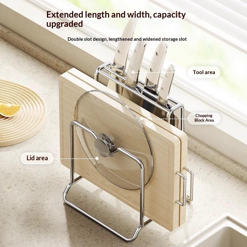Kitchen Knife Organizer Rack W - Commercial Kitchen Knife Holder review and price