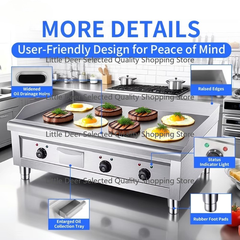 16mm Commercial Restaurant Kit - Commercial Kitchen Griddle review and price
