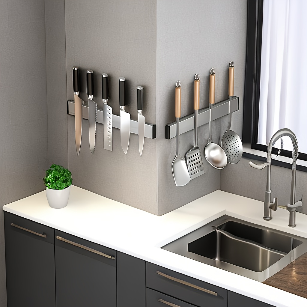 1Pc Magnetic Knife Holder For  - Commercial Kitchen Knife Holder review and price
