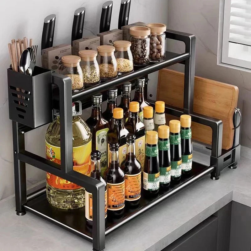 2‑3 Tier Adjustable Metal Spic - Commercial Kitchen Knife Holder review and price
