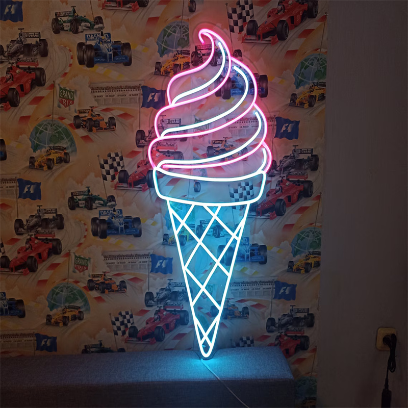 Ice Cream LED Neon Light | Wal - Commercial Kitchen Light review and price