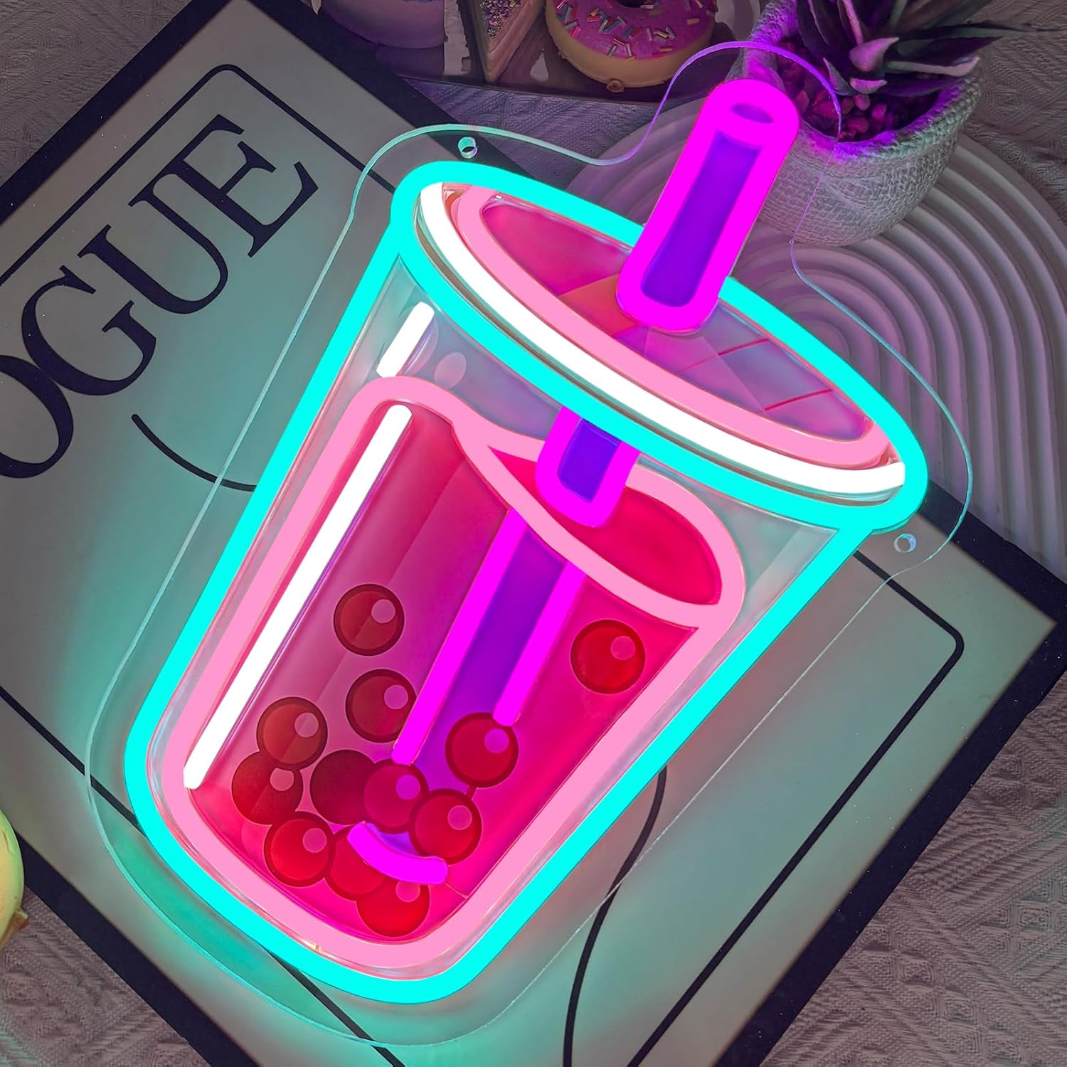 Bubble Tea Neon Sign USB Power - Commercial Kitchen Light review and price
